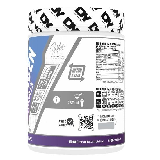 Collagen Complex, Grape, 300g, Dorian Yates
