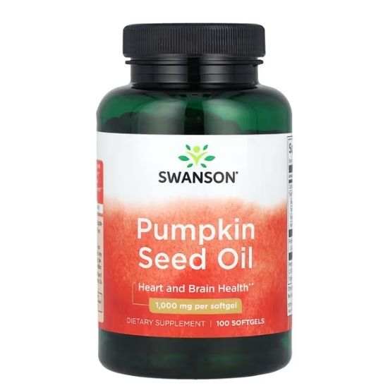 Pumpkin Seed Oil, 1000mg, 100 softgels, Swanson - Vitax.ro