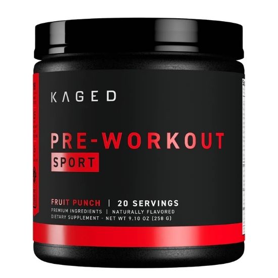 Pre-Kaged Sport, Fruit Punch, 258g, Kaged Muscle - Vitax.ro
