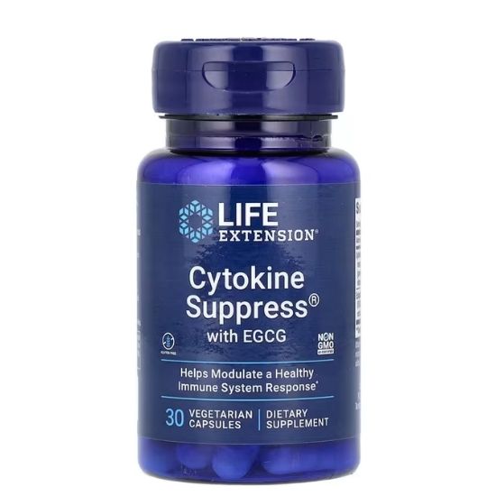 Cytokine Suppress with EGCG, 30 vcaps, Life Extension - Vitax.ro