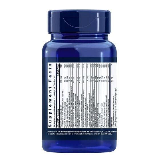 Plant-Based Multivitamin, 90 vcaps, Life Extension - Vitax.ro