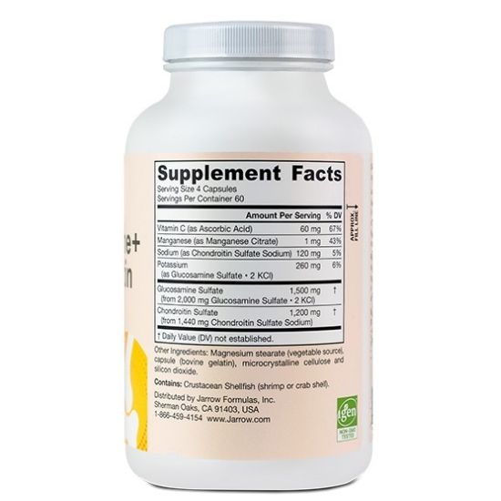 Glucosamine+Chondroitin, 240 caps, Jarrow Formulas - Vitax.ro