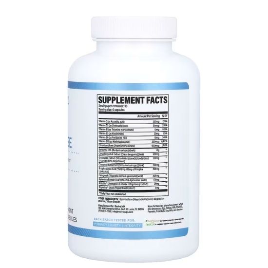 Glucose, 180 vcaps, Revive - Vitax.ro
