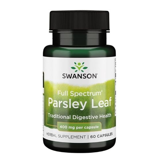 Full Spectrum Parsley Leaf, 400mg, 60 caps, Swanson - Vitax.ro