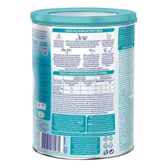 Nan 2 Optipro HMO, Lapte de continuare sub formă de pudră, 6-12 luni, 800 g, Nan