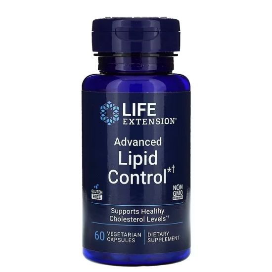 Advanced Lipid Control, 60 vcaps, Life Extension - Vitax.ro