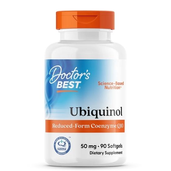 Ubiquinol cu Kaneka QH, 50mg, 90 softgels, Doctor's Best - Vitax.ro