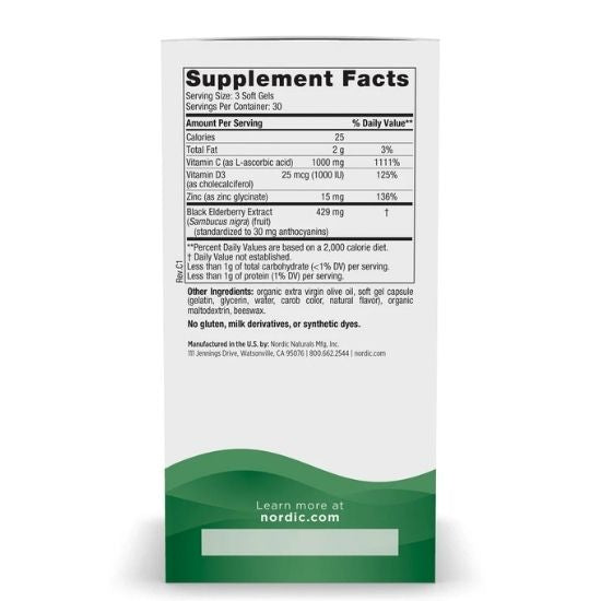 Nordic Immune Daily Defense, 90 softgels, Nordic Naturals - Vitax.ro