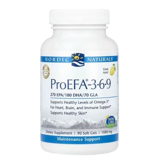 ProEFA - 3.6.9, Lemon, 90 softgels, Nordic Naturals - Vitax.ro
