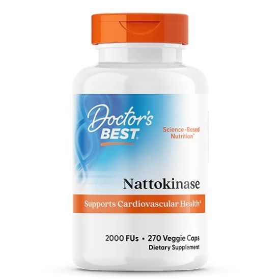 Nattokinase, 2000 FUs, 270 vcaps, Doctor's Best - Vitax.ro