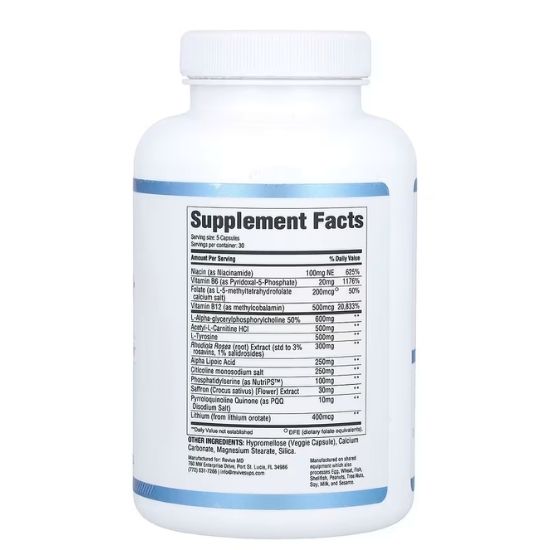 Brain+, 150 vcaps, Revive - Vitax.ro