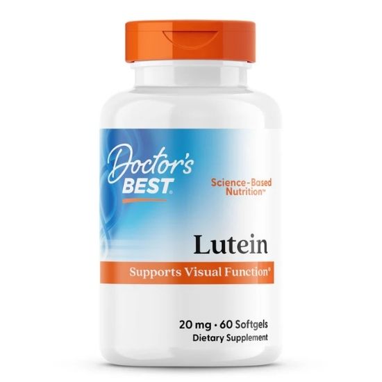 Lutein, 20mg, 60 softgels, Doctor's Best - Vitax.ro