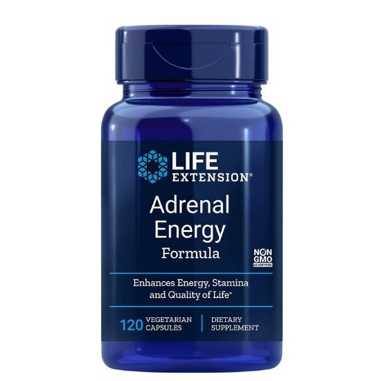 Adrenal Energy Formula, 120 vcaps, Life Extension - Vitax.ro