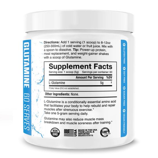 The Curse! Glutamine, Unflavored - 300g - Vitax.ro