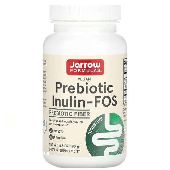 Prebiotic Inulin-FOS, 180g, Jarrow Formulas