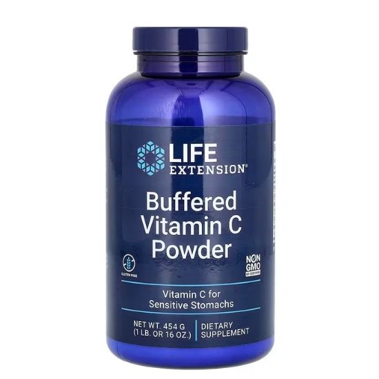 Buffered Vitamin C Powder, 454g, Life Extension - Vitax.ro
