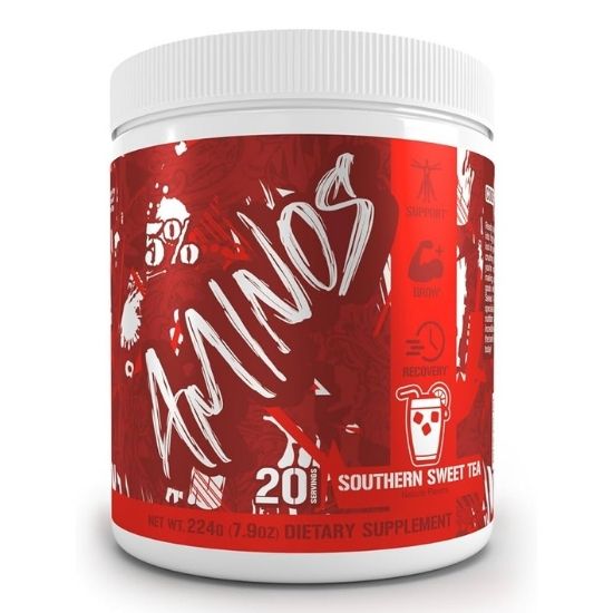 Aminos - Code Red, Southern Sweet Tea, 224g, 5% Nutrition - Vitax.ro