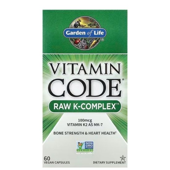 Vitamin Code Raw K-Complex, 60 vegan caps, Garden of Life - Vitax.ro