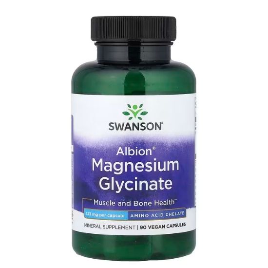 Albion Magnesium, 133mg, 90 caps, Swanson - Vitax.ro