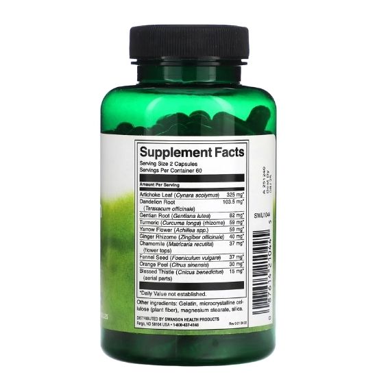 Bavarian Herbal Bitters, 120 caps, Swanson - Vitax.ro