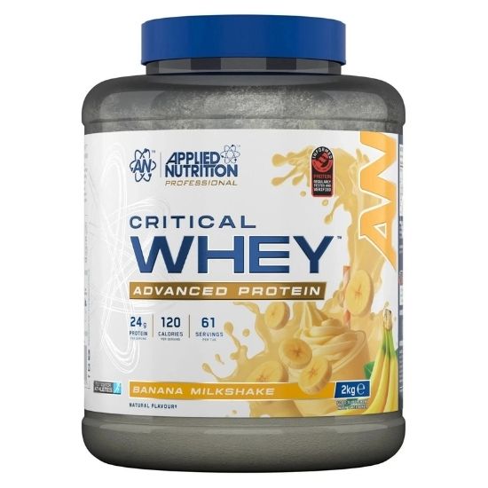 Critical Whey, Banana Milkshake, 2000g, Applied Nutrition - Vitax.ro