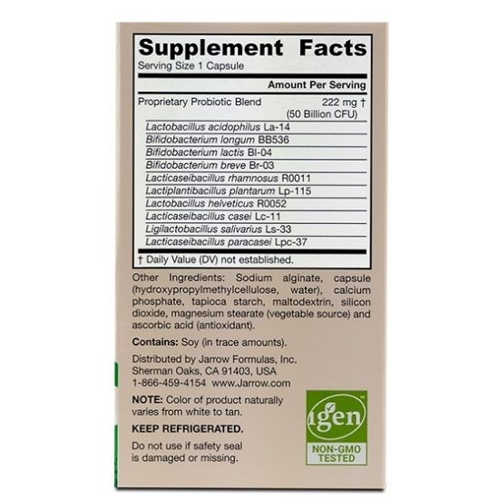 Jarro-Dophilus Ultra, DRcaps, Flacon cu 60 Capsule Vegetale, Jarrow Formulas - Vitax.ro