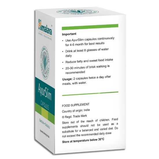 AyurSlim, 60 Capsule, Himalaya Herbal - Vitax.ro