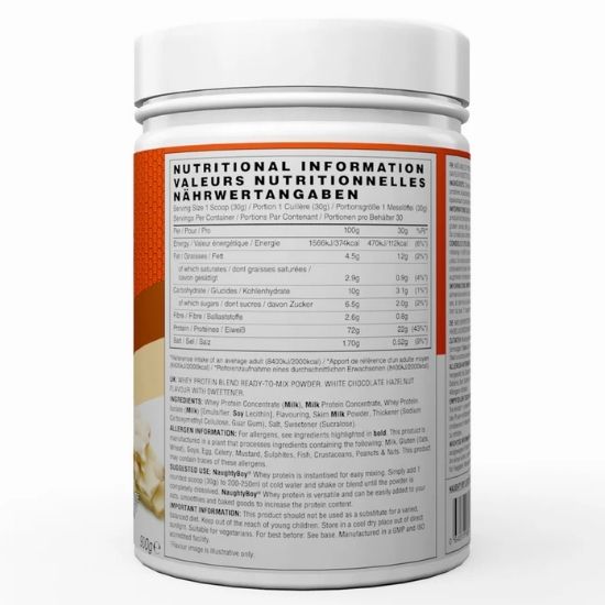 Advanced Whey, White Chocolate Hazelnut, 900g, Naughty Boy - Vitax.ro