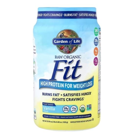 Raw Organic Fit, Vanilla, 930g, Garden of Life - Vitax.ro