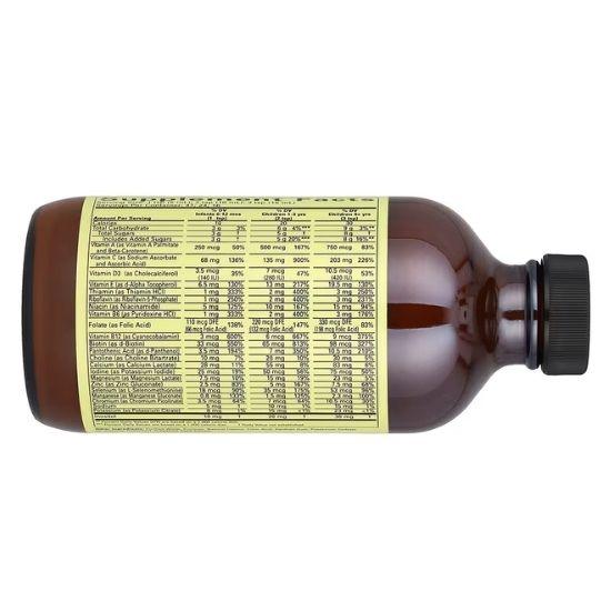 Multi Vitamin & Mineral, Gust de Portocale - Mango, 237ml, Childlife Essentials - Vitax.ro