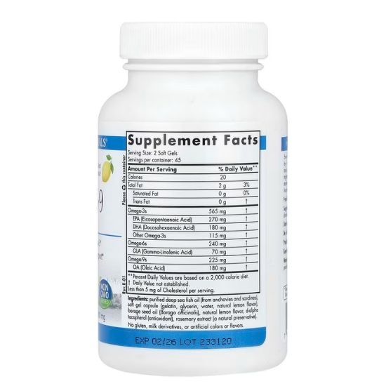 ProEFA - 3.6.9, Lemon, 90 softgels, Nordic Naturals - Vitax.ro
