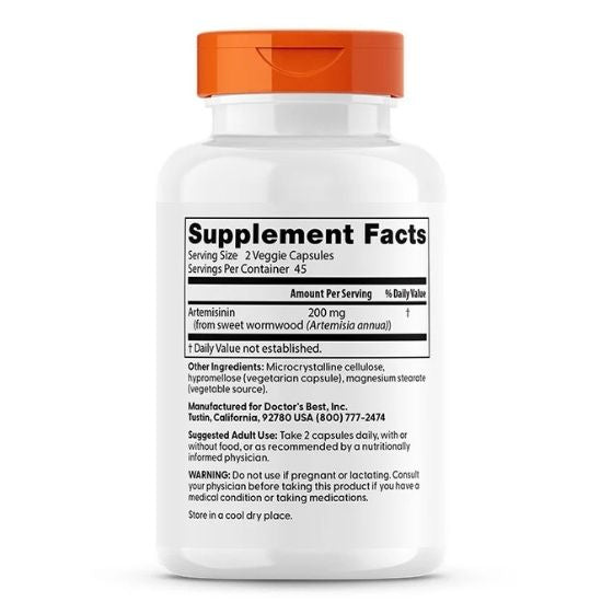Artemisinin, 100mg, 90 vcaps, Doctor's Best - Vitax.ro