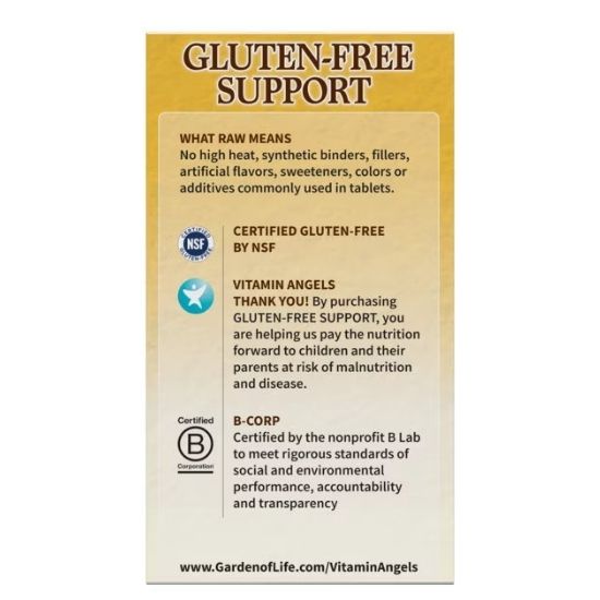 Gluten-Free Support, 90 vcaps, Garden of Life - Vitax.ro