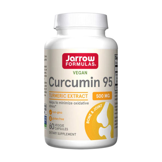 Curcumin 95, 500mg, Jarrow Formulas, 60 Capsule Vegetale - Vitax.ro