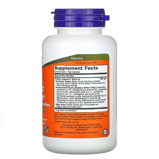 Probiotic Defense, 90 vcaps, NOW Foods - Vitax.ro
