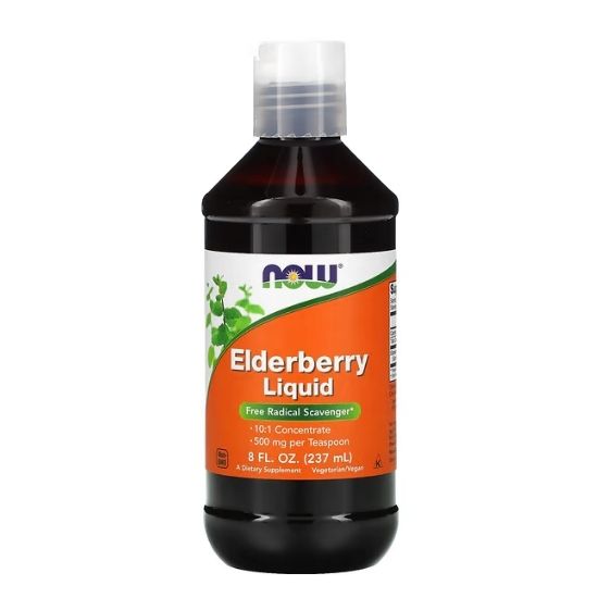 Elderberry, Liquid, 237 ml, NOW Foods - Vitax.ro