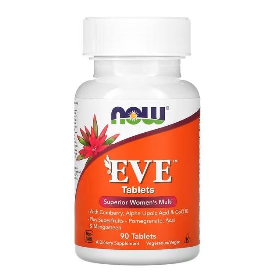 Eve Women's Multiple Vitamin, 90 tabs, NOW Foods - Vitax.ro