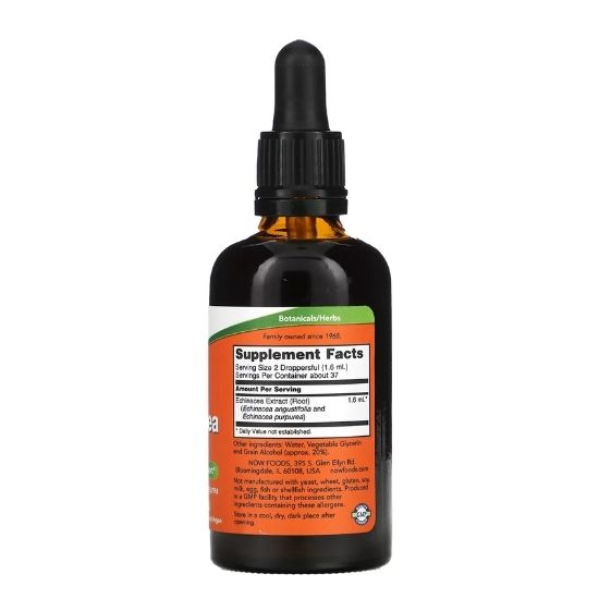 Echinacea Extract, 59 ml, NOW Foods - Vitax.ro