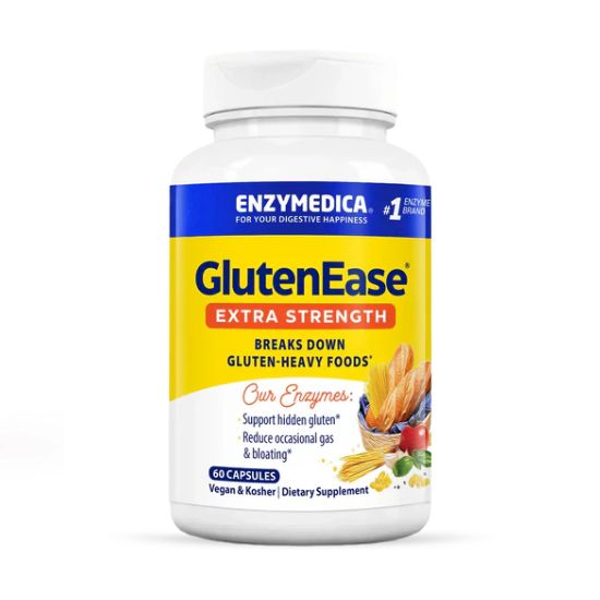 GlutenEase Extra Strength, 60 caps, Enzymedica - Vitax.ro