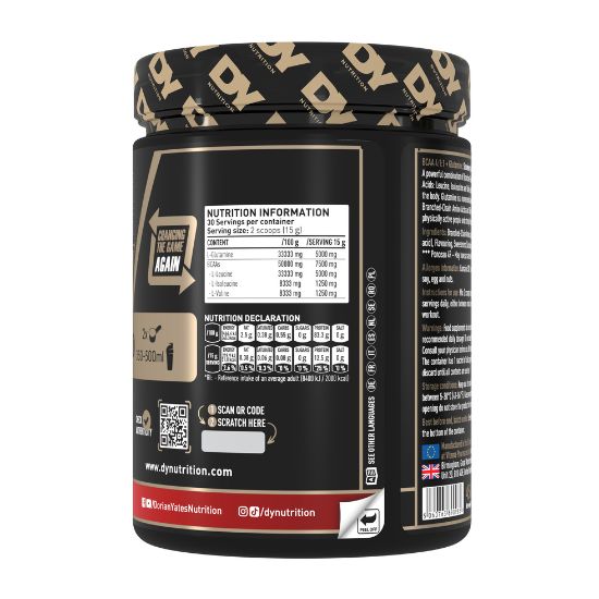 HIT BCAA 4:1:1 + Glutamine, Strawberry, 450g, Dorian Yates - Vitax.ro