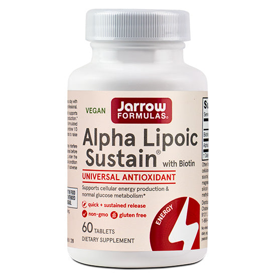 Alpha Lipoic Sustain, 60 comprimate, Jarrow Formulas - Vitax.ro