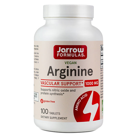 Arginine, 1000mg, 100 tabs, Jarrow Formulas - Vitax.ro