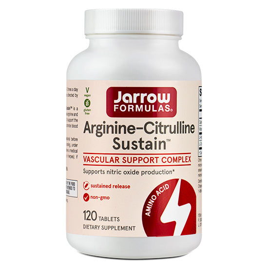 Arginine-Citrulline Sustain, 120 tabs, Jarrow Formulas - Vitax.ro
