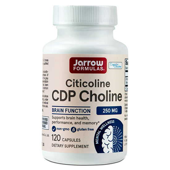 Citicoline CDP Choline, 250mg, 120 capsule, Jarrow Formulas - Vitax.ro