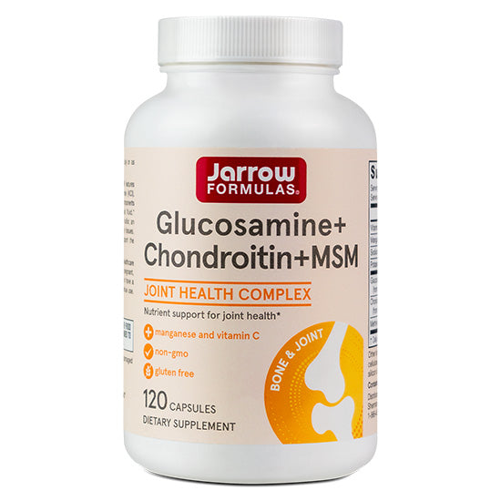 Glucosamine+Chondroitin+MSM, 120 caps, Jarrow Formulas - Vitax.ro