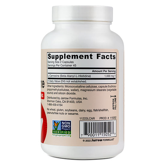 L-Carnosine, 90 vcaps, Jarrow Formulas - Vitax.ro