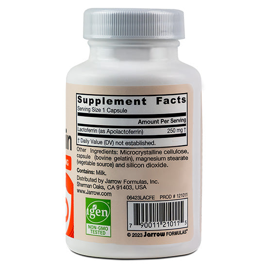 Lactoferrin 250mg, 60 Capsule, Jarrow Formulas - Vitax.ro