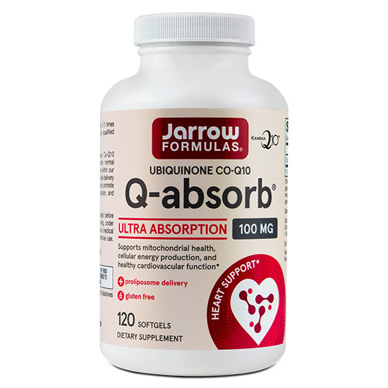 Q-absorb, 100mg, 120 capsule moi, Jarrow Formulas - Vitax.ro