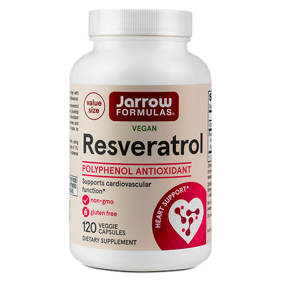 Resveratrol 100mg, 120 vcaps, Jarrow Formulas - Vitax.ro