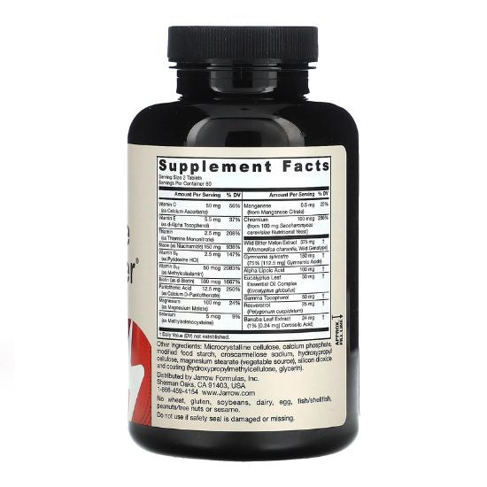 Glucose Optimizer, Easy-Solv, 120 Tablete, Jarrow Formulas